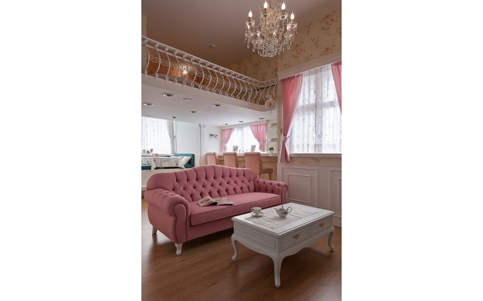 12坪樓中樓!爸爸送給小女兒的粉紅屋